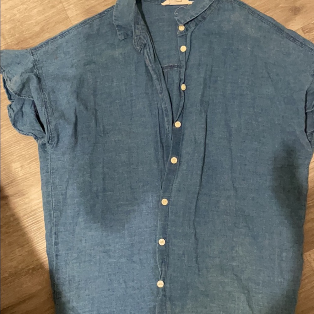 Madewell chambray top